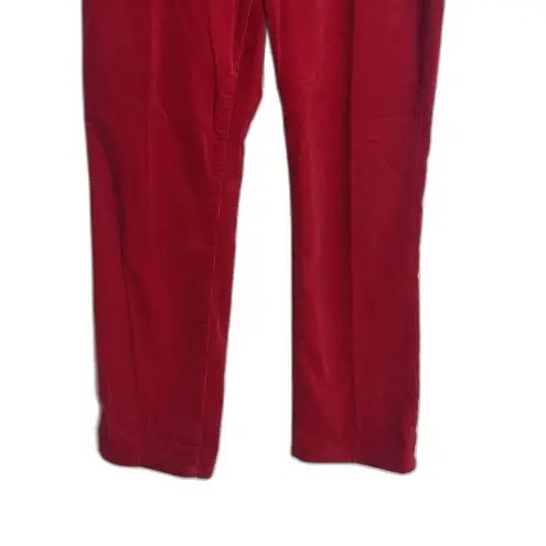 Lauren Jeans Co Ralph Lauren Pants Womens 12P Red Classic Straight Corduroy