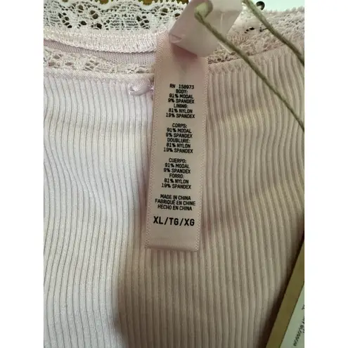 SKIMS Soft Lounge Lace Cherry Blossom One Piece Size X-Large New