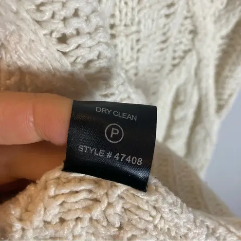 360 Cashmere  Sierra Silk Cable Crew NWT