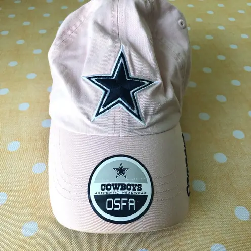 NFL Dallas cowboys Womens pink baseball cap hat adjustable