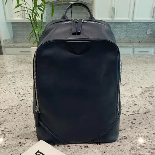 MCM Authentic Duke Nappa Leather Navy Backpack NWT