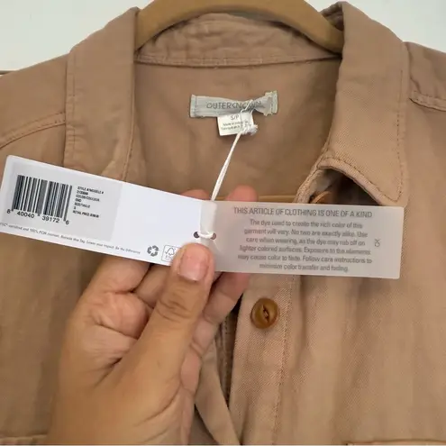 Outerknown S.E.A. Suit S Sand Brown Organic Cotton Linen Jumpsuit Coveralls New