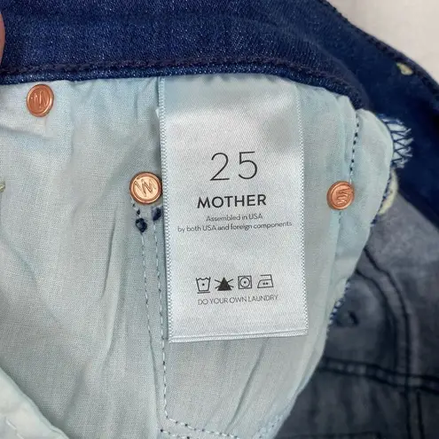 Mother The Insider Ankle Jeans in Cross Your Fingers Sz.25 NWT Blue