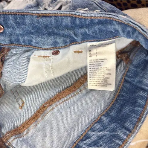 American Eagle  Outfitters Blue Distressed Jean Shorts