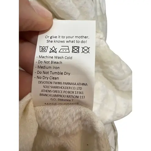 Devotion Twins Ella Short Ecru Off White Mini Dress Sz. XS