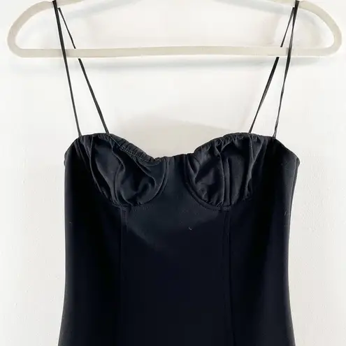 Bec + Bridge Sweetheart Neck Corset Top Mini Dress Black 4