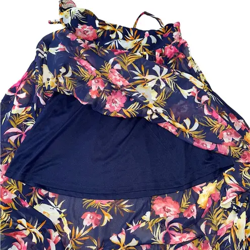 Miss Avenue Open Back Floral Maxi Dress