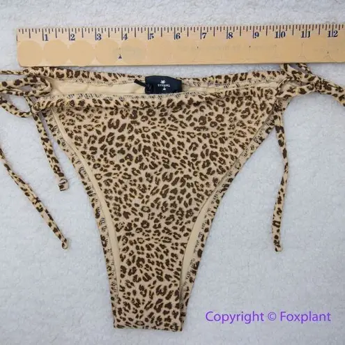 Thrills NEW Free People x mild animal print string bikini bottom, USA L