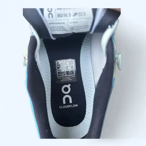 NEW On Cloudflow 3.0 Running Athletic Sneakers Women's 5.5 M Niagara Meadow Blue