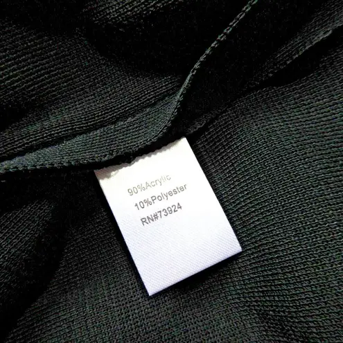 Ming Wang NWT Sleeveless Sheath in Black Wrinkle Resistant Knit Dress XS