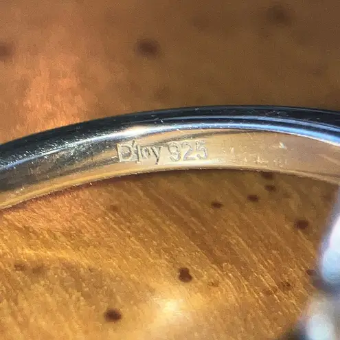 Natural Peridot Garnet Sterling Silver Ring Size 6