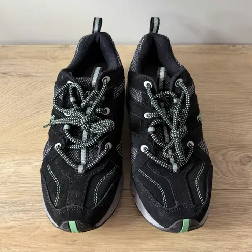 Ryka Rocker N Gage Black Teal Wide Width Walking Shoe Cushioned Comfort Women 8W