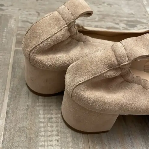 Everlane  The Day Heel Suede Leather Cream