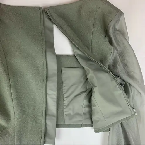 Finders size medium Sage Green Blouse Buckle Accents cosplay ren fest sheer sle