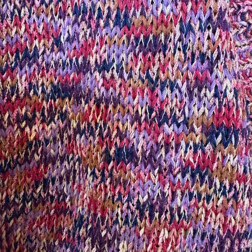 Coldwater Creek Purple Knit Sweater Vest Boho Layering Cardigan Style XL