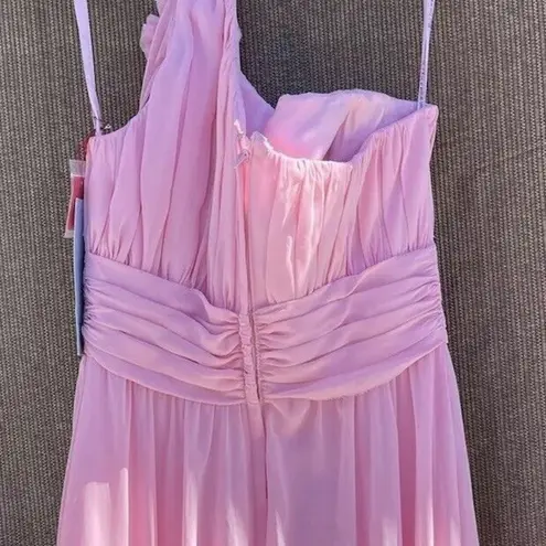 Madeline Gardner Formal Dress Women’s Sz 8 Pink Rose Long Dress MoriLee NWT