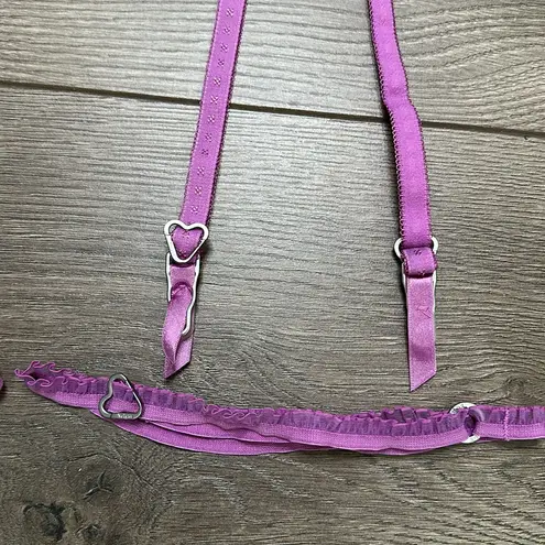 Voight Pink Garter Belt With Garters Size Medium