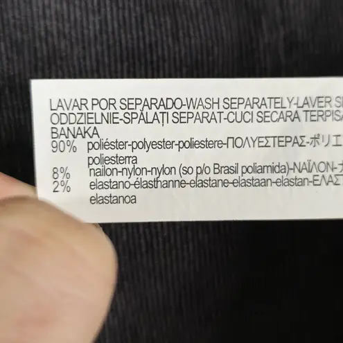 ZARA  Corduroy Fine Cord Oversized XS Button Up Hi-Low Hem Long Sleeve - Image 8