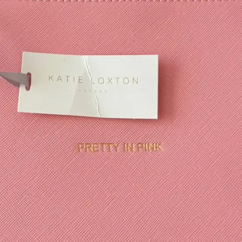 KATIE LOXTON Pretty In Pink Zip Pouch Pink NEW