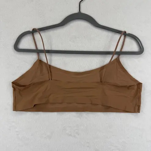 SKIMS Fits Everybody Cami Bra Top Women's Size 3X Brown Comfort Stretch