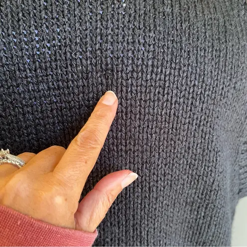 Vintage Christmas Sweater Vest Knit Holiday Wreaths Ugly Xmas Party Women’s L Black Size L