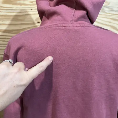 Pact Full Zip Hoodie Women’s XL Dusty Rose Organic Cotton Sustainable Athletic