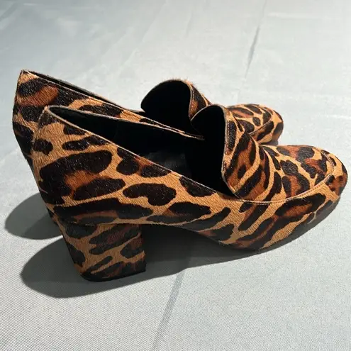 Sole Society NEW So-Marian Leopard Chunky Heels 6.5 B38