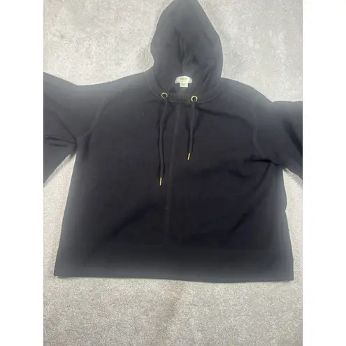 Anthropologie black  poncho sweater hooded small  Bell Sleeves Soft Thick