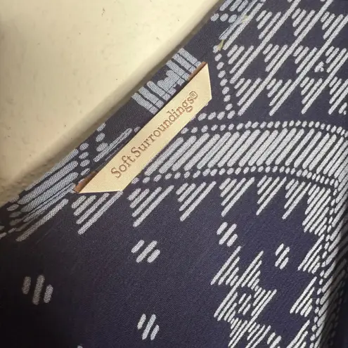 Soft Surroundings Soft Surroundings Kimono Cover Up Aztec Print Boho Chic Lightweight - Image 2