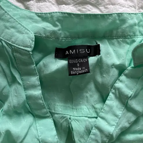 Amisu Turquoise lightweight blouse