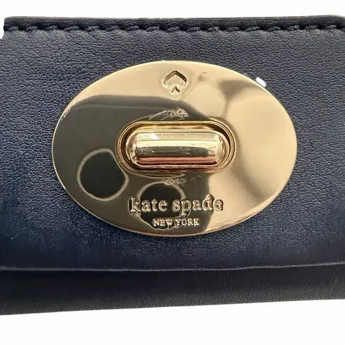 NWT Kate Spade Juliana Hampton Road Crossbody Navy Pebbled Leather Purse Bag Blue