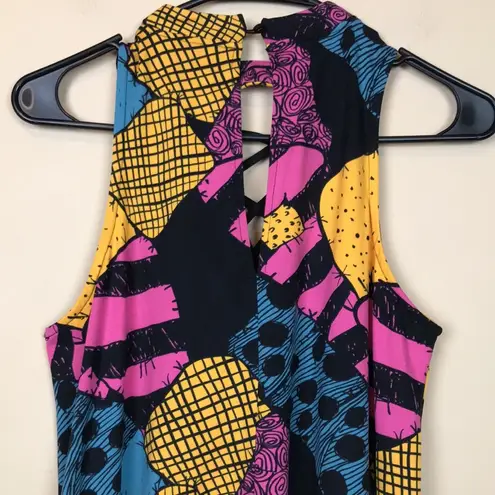 Disney  Tim Burton’s The Nightmare Before Christmas Sally Costume Lace Up Dress