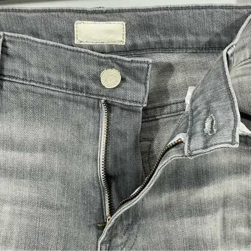 MOTHER The Dropout Jeans in Holy Smokes Size 26 Black Grey Wash