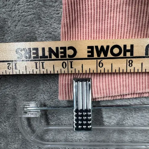 Free People Movement Ribbed Pink Leggings Womens M/L High Waist Y2K Balletcore Size M