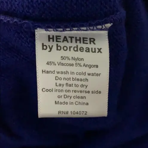Bordeaux Heather by Oversized Hi Low Sweater 18PE