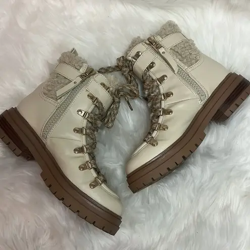 Circus by Sam Edelman Sam Edelman Georgia Shearling Lace up boots Fisherman Core B11