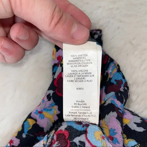 Atmosphere Black & Multicolor Ditsy Floral Ruffle Mini Dress