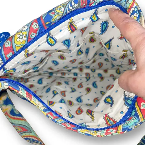 Vera Bradley  Marina Paisley Quilted Tote Bag Purse Shoulder Adjustable Strap Zip