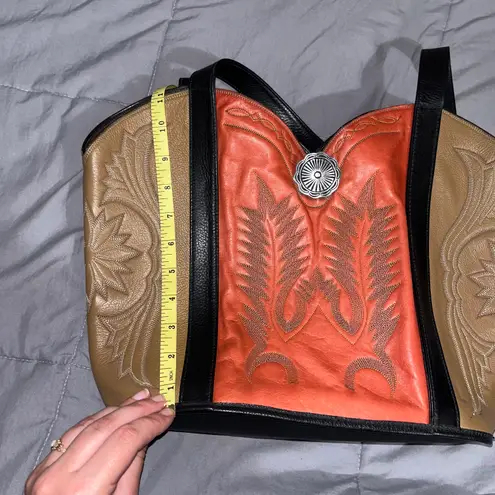 Erda Western Cowboy Boot Tote Bag Multiple