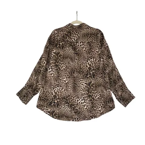 AllSAINTS Inez Kiku Cheetah Print Button Down Shirt