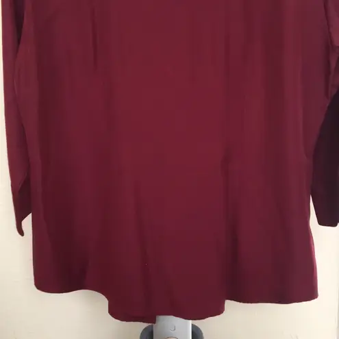 Dress Barn NEW Burgundy Red  Blouse , S