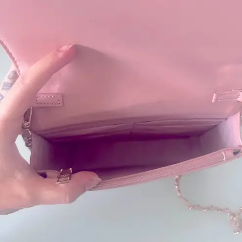 Badgley Mischka NWT Pink Gold Chain Bag