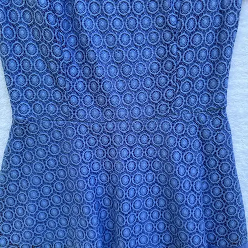 Isaac Mizrahi  Royal Blue Textured Blouse