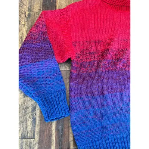 Jantzen  vintage silk blend turtleneck sweater size medium ombré