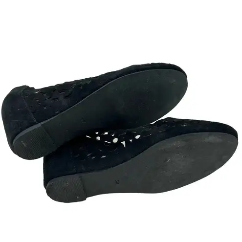 Jeffrey Campbell  Delaisy Cut Out Wedge Heels in Black‎ Size 6