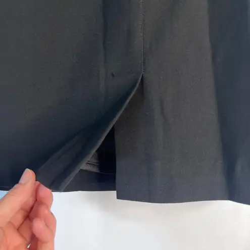 Midnight Velvet Black Back Zip Aline Knee Length Basic Staple Skirt Size 10