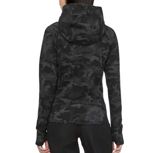 Lululemon  Light Cotton Fleece Scuba Hoodie in Incognito Camo Multi Grey