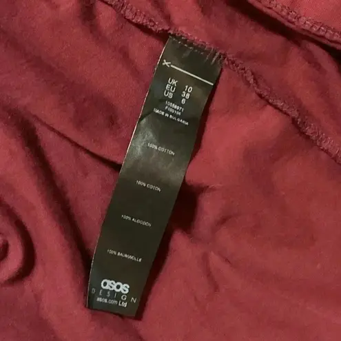 ASOS  Design Curve super oversized frill sleeve smock dress. Size small