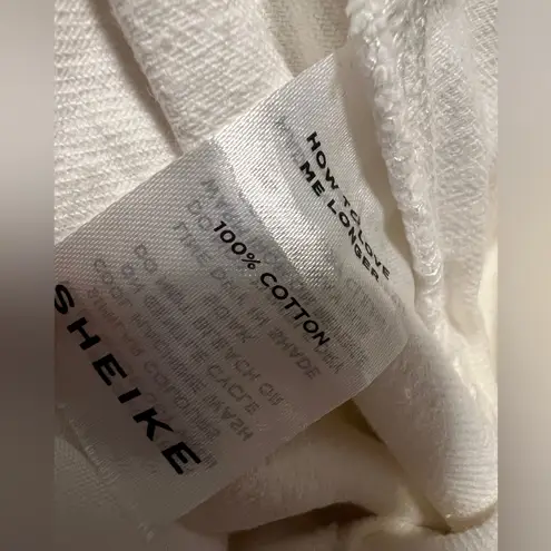 Sheike $165 Nevada Ecru Denim White Gold Jumpsuit Australia Brand Slim Size 2