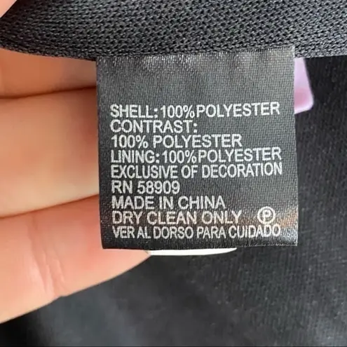 Gianni Bini NEW Black Velvet Floral Sequin Sweatshirt Top Party Holiday Size L Size L